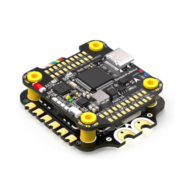For SpeedyBee F405 V4 Flight Controller Stack 30x30 Stack with 4in1 55A ESC Board Wireless Betaflight Configuration
