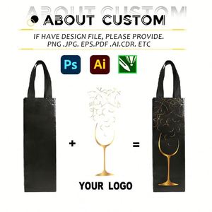 Bolsas de Embalaje para Vino Tinto al por Mayor Transfronterizas, Bolsas de Película Láser No Tejidas, Regalo Personalizado con Logotipo - Product Image 2