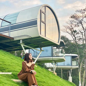 Tienda de campaña esférica para camping, B&B, alojamiento en casa de familia, habitación vacía de hotel, cabaña futurista, con servicio integral de diseño e instalación - Product Image 3