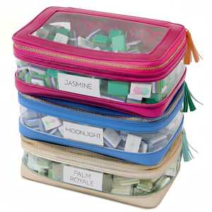 <span class=keywords><strong>Tapis</strong></span> de Mahjong de Luxe Moderne en Gros pour Voyage, <span class=keywords><strong>Poker</strong></span>, Mahjong, PVC Transparent, Style Américain, Fermeture Éclair, Poignée à Franges - Product Image 1