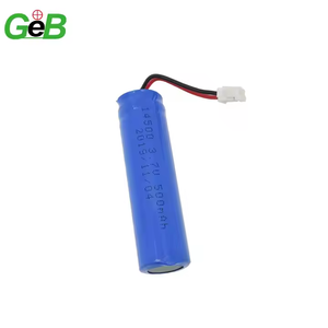 Precio de fábrica GEB pequeña cilíndrica <span class=keywords><strong>14500</strong></span> 3,7 V batería recargable de iones de litio <span class=keywords><strong>14500</strong></span> 3,7 V 500mAh batería de litio para faro - Product Image 2