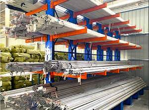 Étagères à cantilever en acier pour entrepôt industriel personnalisées AOCHEN, capacité moyenne et lourde - Product Image 1