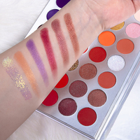 Palette de fards à paupières de 35 couleurs, palette de fards à paupières hautement pigmentés personnalisée, palette de fards à paupières à étiquette privée
