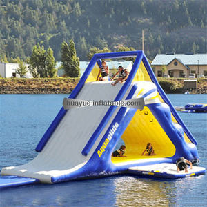 Toboganes de torre de escalada inflable de tamaño personalizado toboganes de juguetes flotantes de agua toboganes de yate de agua inflable más grande personalizado - Product Image 4
