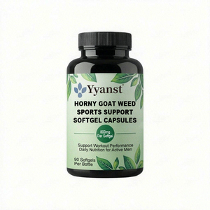 Cápsulas de Gel Suave de Hierba de Cabra en Celo para Apoyo Deportivo, Suplemento Herbal Energético, Mantiene el Rendimiento en el Entrenamiento para Hombres Activos, OEM - Product Image 1