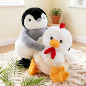 Lindo Peluche de Pollito en Cascarón, Muñeco de la <span class=keywords><strong>Serie</strong></span> Huevo, Súper Suave, Pingüino de Peluche, <span class=keywords><strong>Patito</strong></span> de Peluche, Venta al por Mayor y al Detal, Regalo para Niños - Product Image 3