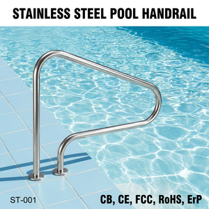 Rampe de <span class=keywords><strong>piscine</strong></span>, échelle de <span class=keywords><strong>piscine</strong></span> en acier inoxydable avec marches, accessoires pour <span class=keywords><strong>piscine</strong></span> - Product Image 1