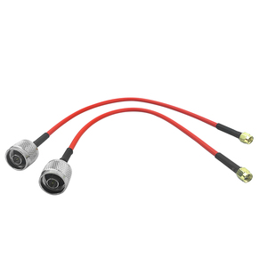 Cable Coaxial RG142 Rojo con Brida de 4 Orificios, Cable de Extensión Coaxial RF, Conector Pigtail - Product Image 4