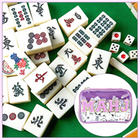 2026 Tas Penyimpanan Mahjong Bordir Huruf Personalisasi Ungu Modern Serat Poliester Tahan Lama Ramah Lingkungan Kapasitas Besar untuk Perjalanan