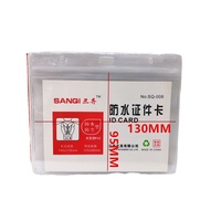 Étui en plastique souple transparent A4 imperméable, ensemble de licence commerciale A3, sac de classement imperméable A5, ensemble de cartes A6 avec poche avant.