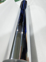 Rouleau en aluminium chromé miroir BT035 |   Rouleau de guidage industriel à surface chromée dure réfléchissante, personnalisé OEM
