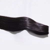 Fournisseur fiable de cheveux humains originaux, extensions de cheveux naturels noirs à double trame, longueur 14-26 pouces, pour salon