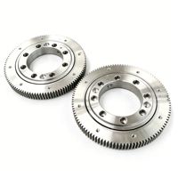 Roulement de rotation externe compact pour petites engrenages, roulement de tourelle léger pour machines légères