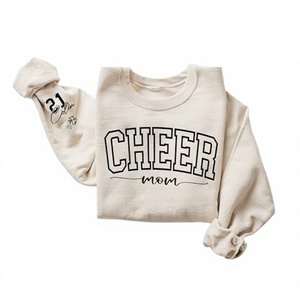 Sweat-shirts à capuche unisexes en tricot épais personnalisables avec logo, col en V, anti-plis, écologiques, pour l'automne - Product Image 2