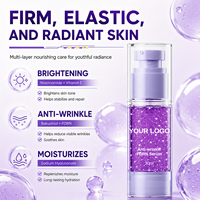 Sérum Visage Végétalien Anti-Âge et Anti-Rides, Raffermissant, Repulpant et Éclaircissant, à l'Acide Hyaluronique et au PDRN Biologique – Vente en Gros
