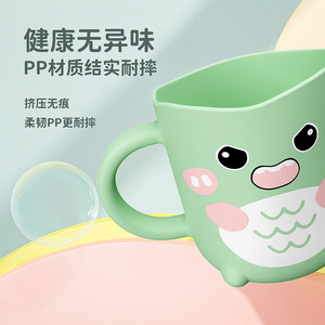 Mignon gobelet à brosse à dents en forme de dessin animé pour enfants, sans BPA, en matériau PP, cadeau pour la rentrée scolaire - Product Image 2
