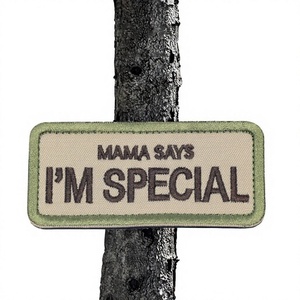 Custom Woven Patch Embroidered Name Patch Patch Hook and Loop Patch <b>Velcro</b> Patch Sew On Patch Iron On Patch - Product Image 3