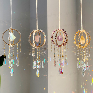 Wholesale Hot Selling Crystal Sun Catcher Round Cage Suncatcher Amethyst Suncatcher Super Handctafts