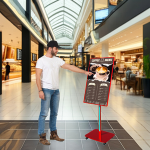 Pantallas Táctiles Interactivas de 32 Pulgadas, Nueva Llegada 2024, Cartel Digital Portátil para Interiores, Pantalla Publicitaria LCD/LED con Wifi - Product Image 1