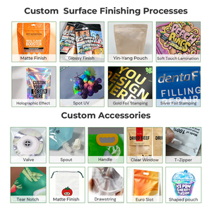 Sacchetto per Caffè Personalizzato con Fondo Piatto Opaco, <span class=keywords><strong>Valvola</strong></span> e Chiusura Richiudibile, Busta per Imballaggio Alimentare in Mylar per Chicchi di Caffè Tostato - Product Image 5