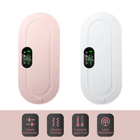 Menstruations-Massagegürtel für Körperwärme & Vibrationsmassage mit Therapeutischer Rückenentlastung, Periodenkrampf-Entspannung, Multi-Stecker