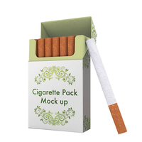 Boîte à cigarettes à impression personnalisée étui à cigarettes en papier d'emballage pour fumeurs jetable