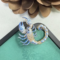 Broches tendance motif scorpion, épingles de revers, bijoux de mode unisexe, pour tenue quotidienne ou formelle, cadeau de célébration