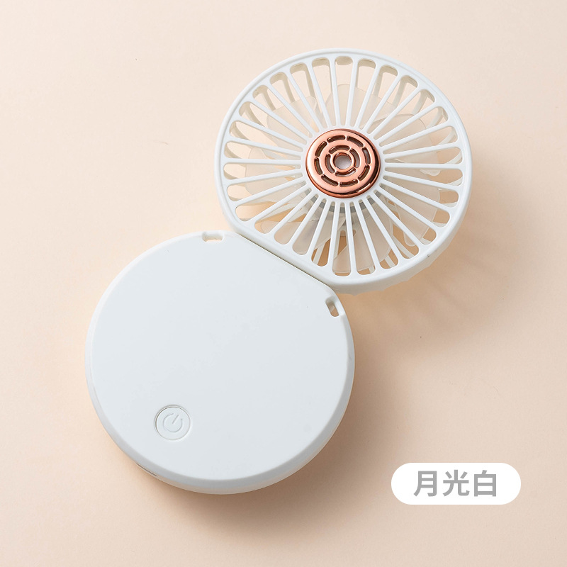 Folding mini fan (white)