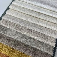 Tissu d'ameublement en chenille texturé, aspect tweed, pour canapé, fauteuil et projets d'aménagement intérieur