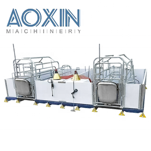 Cages de maternité complètes pour porcs avec système de contention réglable pour truies, pour l'élevage et la reproduction porcine à grande échelle - Product Image 1