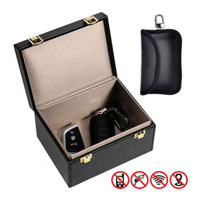 Étui de <span class=keywords><strong>protection</strong></span> de clé de voiture, coffre-fort faraday cage RFID - Product Image 3