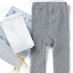 Vente en gros de collants en coton de haute qualité pour filles, collants tricotés de couleur pour enfants - Product Image 4