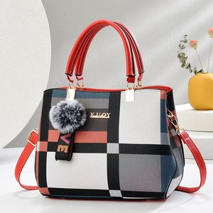 Sac fourre-tout à carreaux pour femmes, grande capacité, sac à bandoulière, tenues de tous les jours, printemps 2024 - Product Image 4