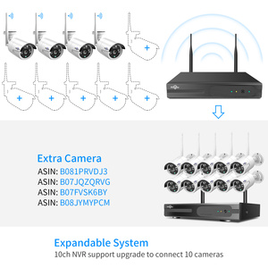 ระบบกล้องวงจรปิดรักษาความปลอดภัยกลางแจ้งแบบไร้สาย WiFi รุ่น WK-4HB613 ความละเอียด 4MP HD รองรับ H.265 พร้อมระบบมองเห็นในเวลากลางคืน จากโรงงาน OEM - Product Image 4