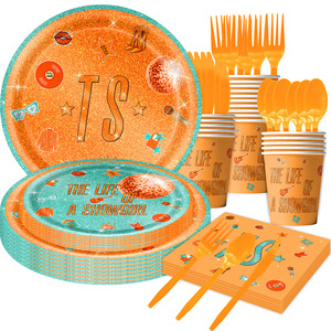 Articles de fête sur le thème de la <span class=keywords><strong>chanteuse</strong></span> Showgirl pour l'anniversaire : Assiettes, serviettes, nappes et autres fournitures pour événements musicaux - Product Image 3