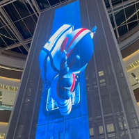 Écran d'affichage transparent à LED programmable pour panneau lumineux commercial durable d'extérieur pour la publicité Écran d'affichage à grille géante