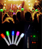 Bracelet lumineux LED à contrôle DMX, bracelet lumineux pour la remise des diplômes, le Ramadan, Thanksgiving, la fête des pères, accessoires de soutien