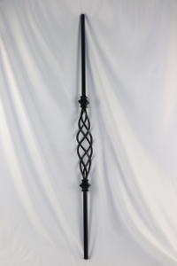 Poteau de balustrade d'escalier classique en <span class=keywords><strong>fer</strong></span> <span class=keywords><strong>forgé</strong></span>, antirouille, étanche, installation facile, rail décoratif <span class=keywords><strong>intérieur</strong></span> pour appartement - Product Image 2