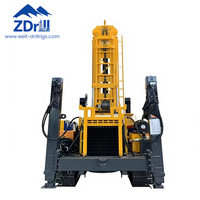Machine de forage de puits d'eau hydraulique portable multifonctionnelle de type chenillé haute performance à vendre
