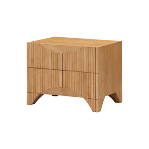 Wooden <b>Bedside</b> <b>Table</b> 2 Drawer Nightstand Modern Bedroom Furniture Living Room Storage Cabinet Ready to Ship Wholesale Price - Product Image 1