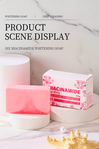 Etiqueta privada OEM Ventas calientes Hidratante Fragancia Niacinamida Jabón Blanqueador - Product Image 6