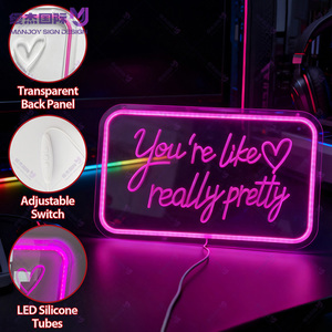 Insegne al Neon rosa che ti piacciono davvero belle luci al Neon Decorative per la festa di casa Bar Business durevole Neon - Product Image 2