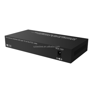 ตัวแปลงสื่อไฟเบอร์ออปติกอีเธอร์เน็ตคุณภาพสูง 10/100Mbps 25KM 2SC 6RJ45 - Product Image 5