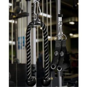 Appareil d'entraînement des triceps XLAN : Poulie à corde de tension, barre horizontale pour la maison, équipement de fitness, ensemble de poignées de tension - Product Image 4