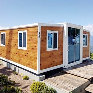 Conteneur de maisons préfabriquées démontable de 40 pieds, pliable, extensible, avec plans 6x6m et planchers préfabriqués, pour l'extérieur - Product Image 4