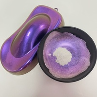 Poudre de mica pour rouge à lèvres, pigment qui brille dans le noir, peinture caméléon, noir bonbon à rouge, paillettes nacrées, pâte hyrox en vrac pour or