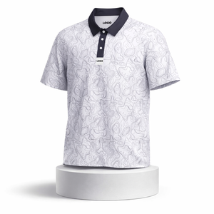 Chemise de golf personnalisée à séchage rapide, légère, confortable, extensible dans 4 directions, respirante, avec logo brodé - Product Image 3
