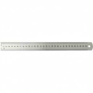 Semi Rigid Stainless Steel Ruler 30 Cm Straight Edge <b>Measuring</b> <b>Tool</b> For Drafting And Engineering Use - Product Image 2