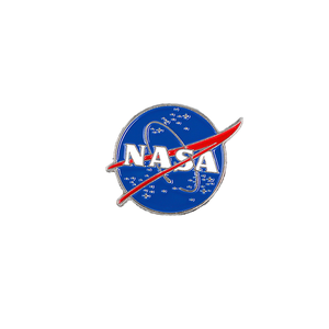 Broche en alliage de la NASA avec broche en bronze frappé plaqué nickel noir avec le logo de la NASA imprimé UV thème de fée 5mm <span class=keywords><strong>pour</strong></span> <span class=keywords><strong>prier</strong></span> - Product Image 1