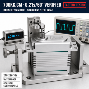 Servomotor Totalmente Metálico XQ-POWER XQ-S9450D 700kg, Sin Escobillas, Alto Torque, para Brazo Robótico, 24V-30V, OEM, Venta al Por Mayor - Product Image 5
